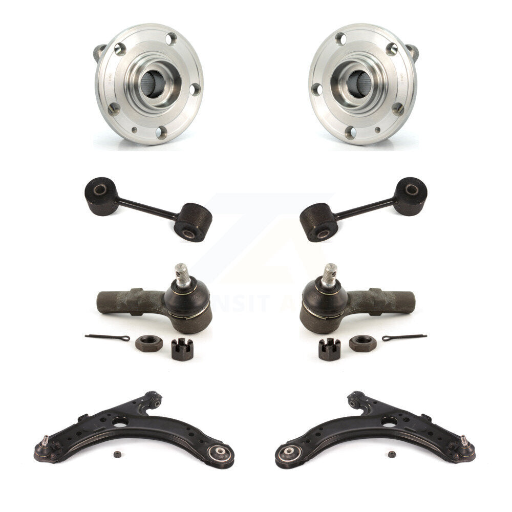 Bearing Lower Control Arm Outer Tie Rod Link Front Kit (8Pc) For Volkswagen City