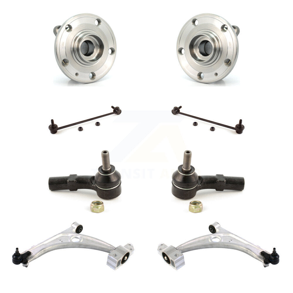 Bearing Lower Arm Outer Tie Rod Link Front Kit (8Pc) For 06-10 Volkswagen Passat