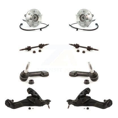 Hub Bearing Lower Control Arm Outer Tie Rod Link Front Kit (8Pc) For Ford F-150