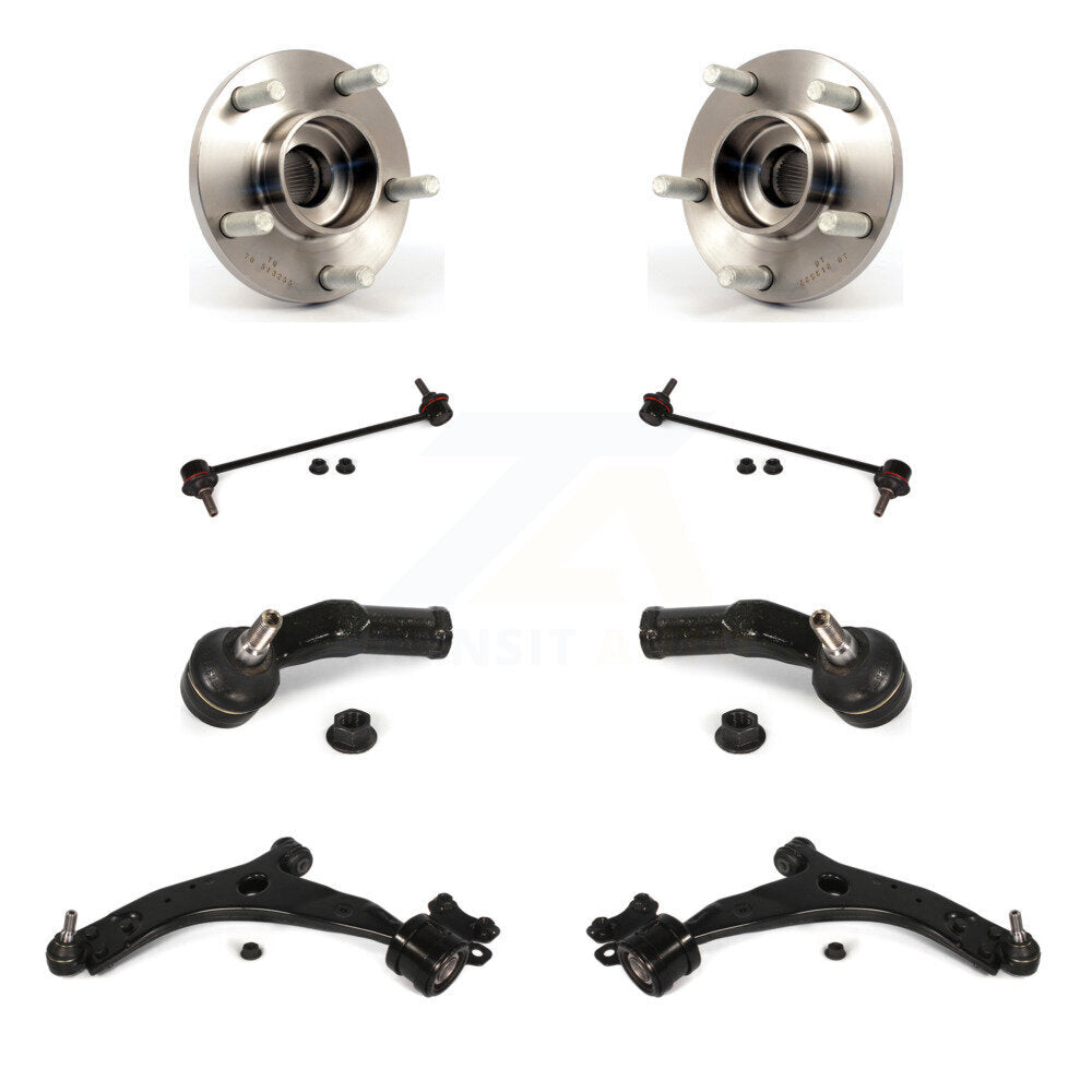 Bearing Lower Control Arm Outer Tie Rod & Link Front Kit (8Pc) For Volvo C30 S40