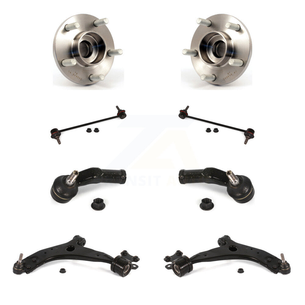 Bearing Lower Control Arm Outer Tie Rod & Link Front Kit (8Pc) For Volvo S40 V50