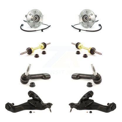 Bearing Lower Control Arm Outer Tie Rod Link Front Kit (8Pc) For Ford Expedition
