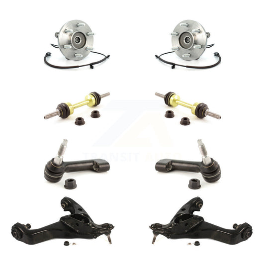 Bearing Lower Control Arm Outer Tie Rod Link Front Kit (8Pc) For Ford Expedition