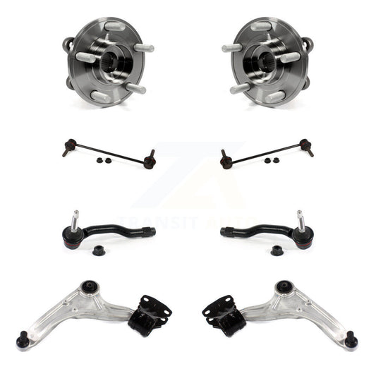 Bearing Lower Control Arm Outer Tie Rod Link Front Kit (8Pc) For Ford Fusion MKZ