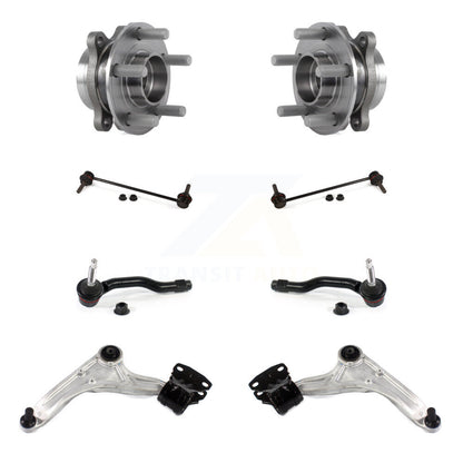 Bearing Lower Control Arm Outer Tie Rod Link Front Kit (8Pc) For Ford Fusion MKZ