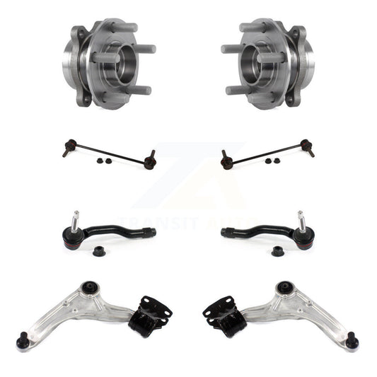 Bearing Lower Control Arm Outer Tie Rod Link Front Kit (8Pc) For Ford Fusion MKZ