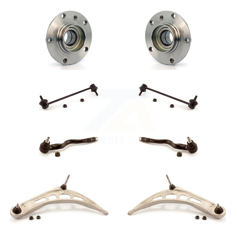 Bearing Lower Control Arm Outer Tie Rod & Link Front Kit (8Pc) For BMW Z4 330Ci