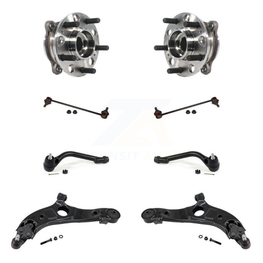 Bearing Lower Arm Outer Tie Rod Link Front Kit (8Pc) For Hyundai Santa Fe Sport