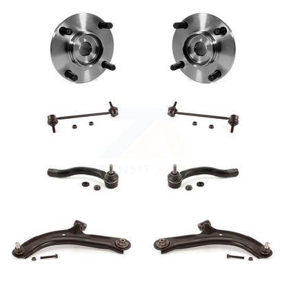 Bearing Lower Control Arm Outer Tie Rod & Link Front Kit (8Pc) For Nissan Versa
