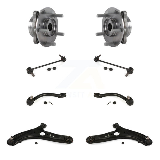 Bearing Lower Control Arm Outer Tie Rod & Link Front Kit For Hyundai Elantra GT