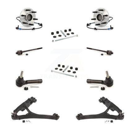 Bearing Lower Control Arm Outer Inner Tie Rod Link Front Kit (10Pc) For GMC 1500