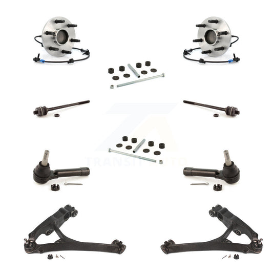 Bearing Lower Control Arm Outer Inner Tie Rod Link Front Kit (10Pc) For GMC 1500