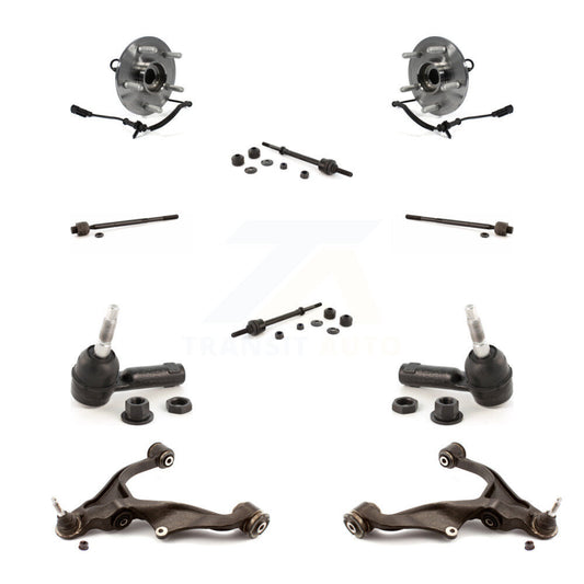 Bearing Lower Control Arm Outer Inner Tie Rod Link Front Kit (10Pc) For Ram 1500