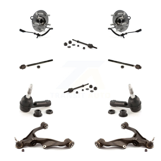 Bearing Lower Control Arm Outer Inner Tie Rod Link Front Kit (10Pc) For Ram 1500