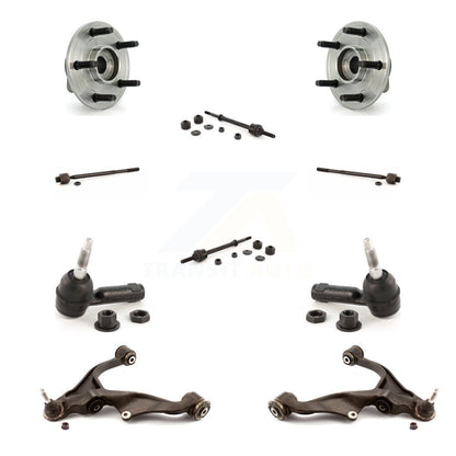 Bearing Lower Arm Outer Inner Tie Rod & Link Front Kit (10Pc) For Dodge Ram 1500