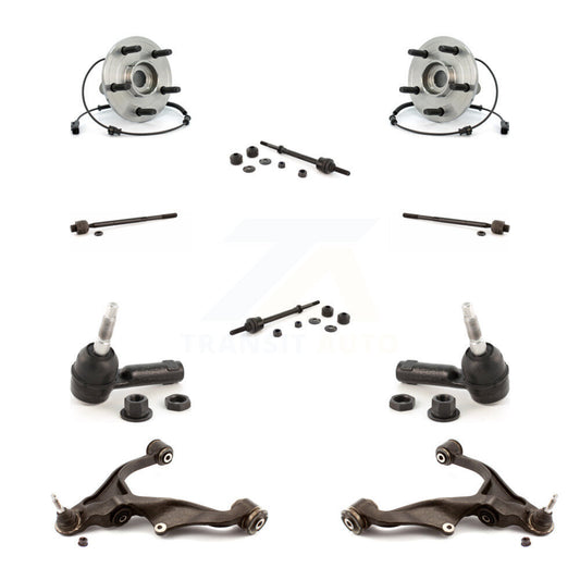 Bearing Lower Control Arm Outer Inner Tie Rod Link Front Kit (10Pc) For Ram 1500