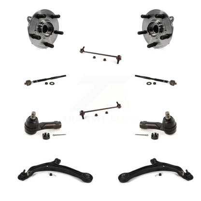 Bearing Lower Arm Outer Inner Tie Rod & Link Front Kit (10Pc) For Honda Odyssey