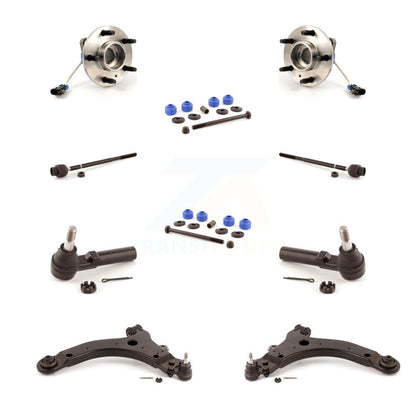 Bearing Lower Control Arm Outer Inner Tie Rod & Link Front Kit (10Pc) For Buick