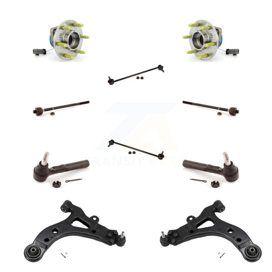 Bearing Lower Control Arm Outer Inner Tie Rod Link Front Kit (10Pc) For Pontiac