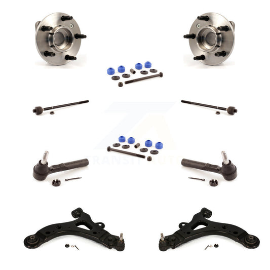 Bearing Lower Control Arm Outer Inner Tie Rod & Link Front Kit (10Pc) For Buick