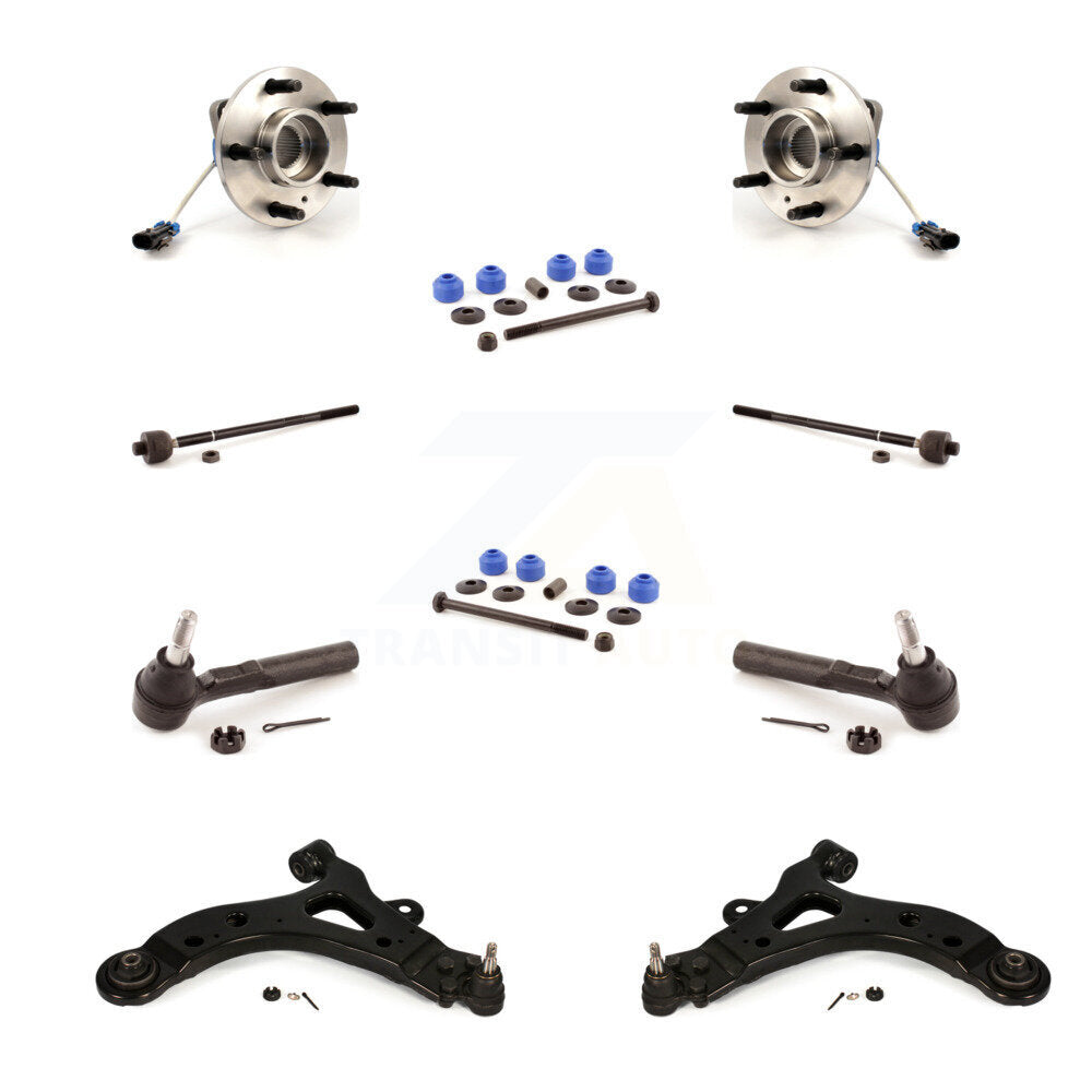 Bearing Lower Control Arm Outer Inner Tie Rod & Link Front Kit (10Pc) For Buick