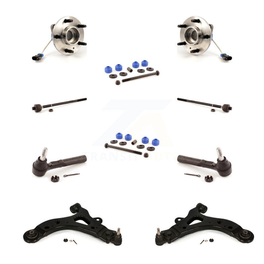 Bearing Lower Control Arm Outer Inner Tie Rod & Link Front Kit (10Pc) For Buick