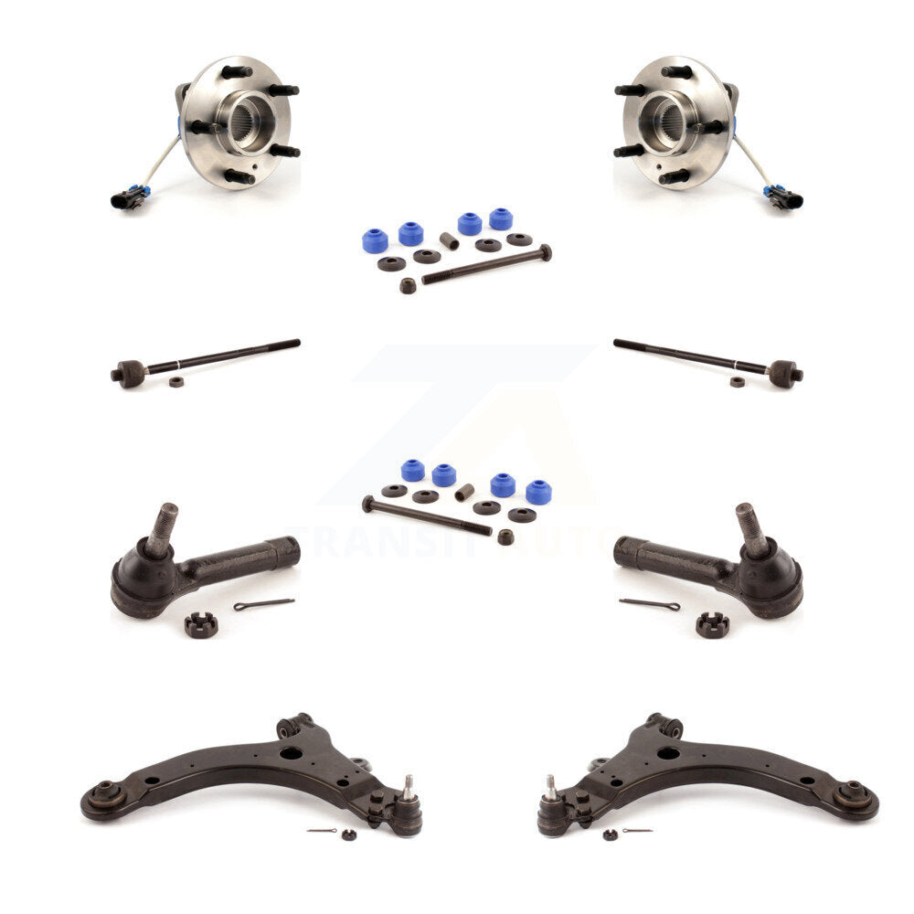 Bearing Lower Control Arm Outer Inner Tie Rod Link Front Kit (10Pc) For Pontiac