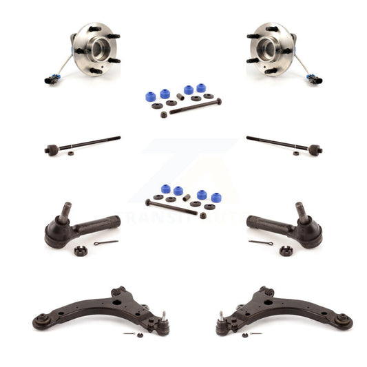Bearing Lower Control Arm Outer Inner Tie Rod Link Front Kit (10Pc) For Pontiac