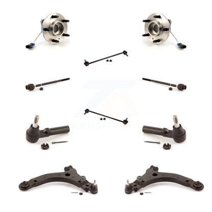 Bearing Lower Control Arm Outer Inner Tie Rod Link Front Kit (10Pc) For Pontiac