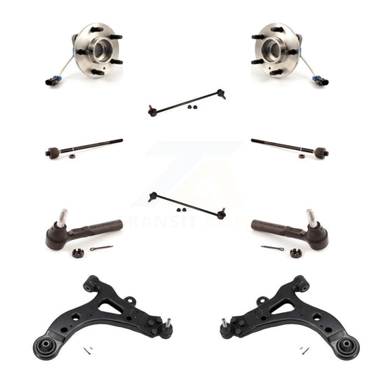 Bearing Lower Control Arm Outer Inner Tie Rod Link Front Kit (10Pc) For Pontiac