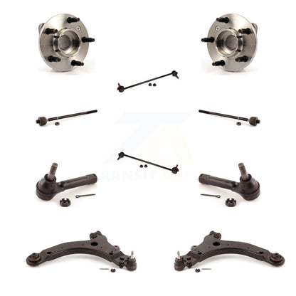 Bearing Lower Arm Outer Inner Tie Rod Link Front Kit (10Pc) For Pontiac Montana