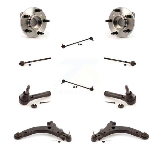 Bearing Lower Arm Outer Inner Tie Rod Link Front Kit (10Pc) For Pontiac Montana