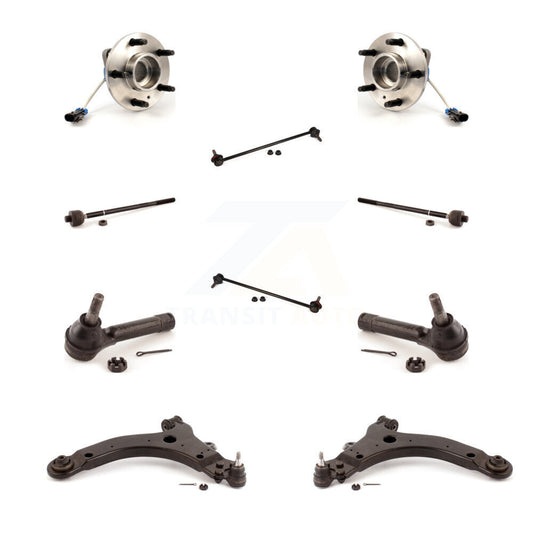 Bearing Lower Arm Outer Inner Tie Rod Link Front Kit (10Pc) For Pontiac Montana