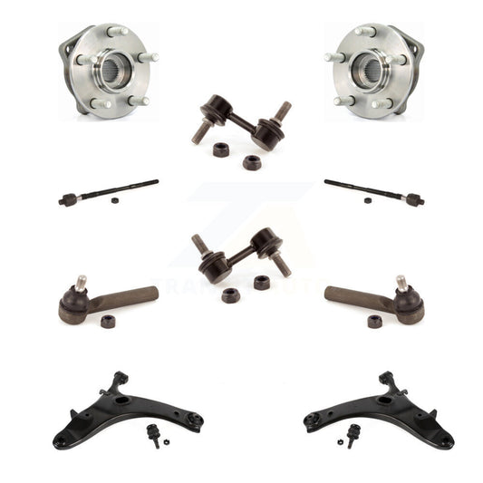 Bearing Lower Arm Outer Inner Tie Rod Link Front Kit (10Pc) For Subaru Forester