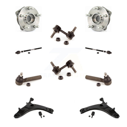 Bearing Lower Control Arm Outer Inner Tie Rod & Link Front Kit (10Pc) For Subaru