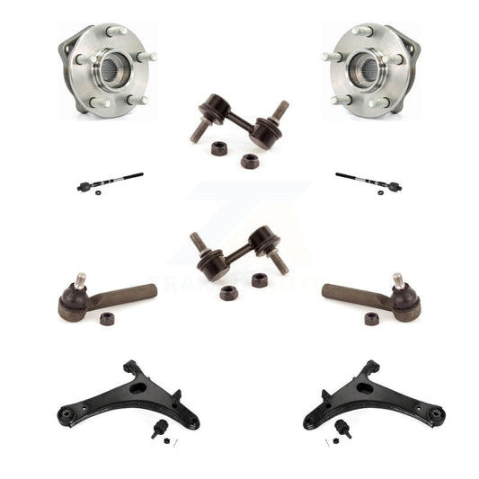 Bearing Lower Control Arm Outer Inner Tie Rod Link Front Kit For Subaru Impreza