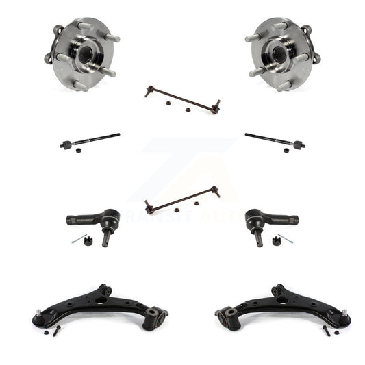 Bearing Lower Arm Outer Inner Tie Rod Link Front Kit (10Pc) For 13-16 Mazda CX-5
