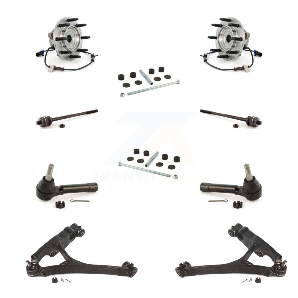 Bearing Lower Control Arm Outer Inner Tie Rod Link Front Kit (10Pc) For 1500 GMC