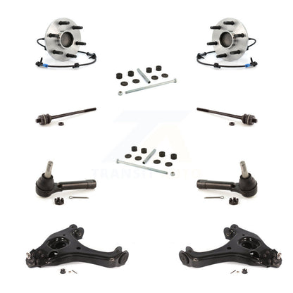 Bearing Lower Arm Outer Inner Tie Rod & Link Front Kit (10Pc) For Chevrolet GMC
