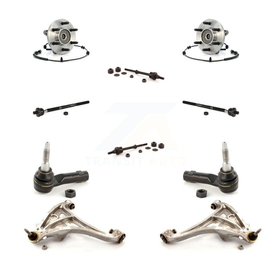Bearing Lower Control Arm Outer Inner Tie Rod Link Front Kit (10Pc) For Ford LT