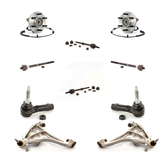 Bearing Lower Control Arm Outer Inner Tie Rod Link Front Kit For Ford F-150 4WD