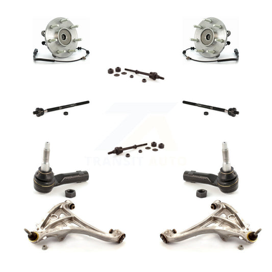 Bearing Lower Control Arm Outer Inner Tie Rod Link Front Kit (10Pc) For Ford LT