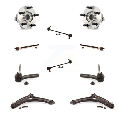 Bearing Lower Arm Outer Inner Tie Rod Link Front Kit (10Pc) For 09 Dodge Caliber