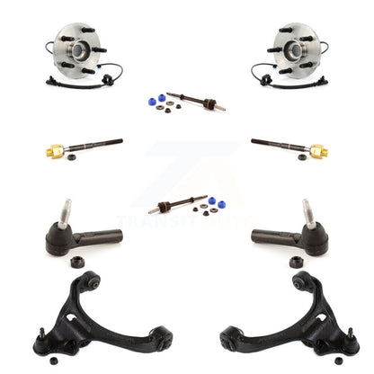 Bearing Lower Control Arm Outer Inner Tie Rod & Link Front Kit (10Pc) For Dakota