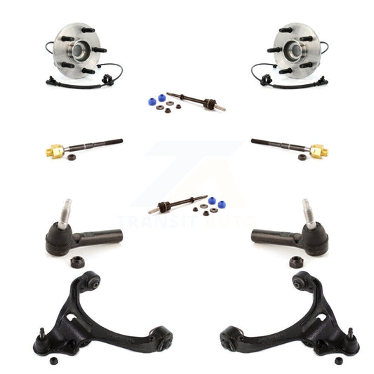 Bearing Lower Control Arm Outer Inner Tie Rod & Link Front Kit (10Pc) For Dakota