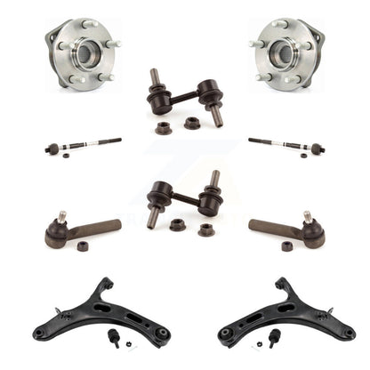 Bearing Lower Arm Outer Inner Tie Rod & Link Front Kit (10Pc) For Subaru Outback