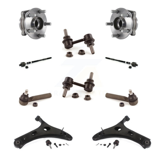 Bearing Lower Control Arm Outer Inner Tie Rod Link Front Kit For Subaru Forester