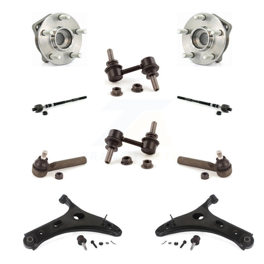 Bearing Lower Control Arm Outer Inner Tie Rod Link Front Kit For Subaru Forester