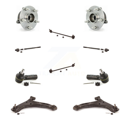 Hub Bearing Lower Arm Outer Inner Tie Rod Link Front Kit For Suzuki Grand Vitara