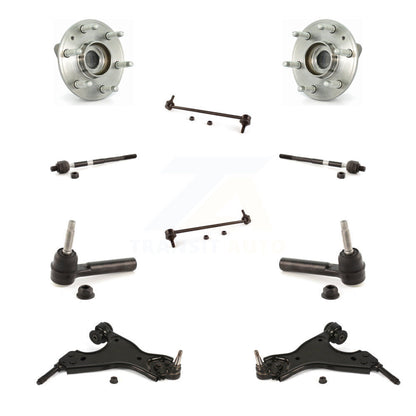 Bearing Lower Arm Outer Inner Tie Rod Link Front Kit (10Pc) For GMC Acadia Buick